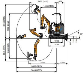 Mini excavator Case Construction CX15EV - 7