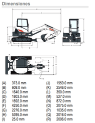 Mini excavator Bobcat E50 - 5