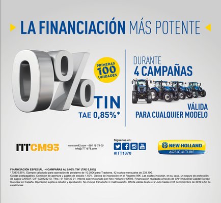 CAMPAÑA FINANCIACIACION 100 UNIDADES